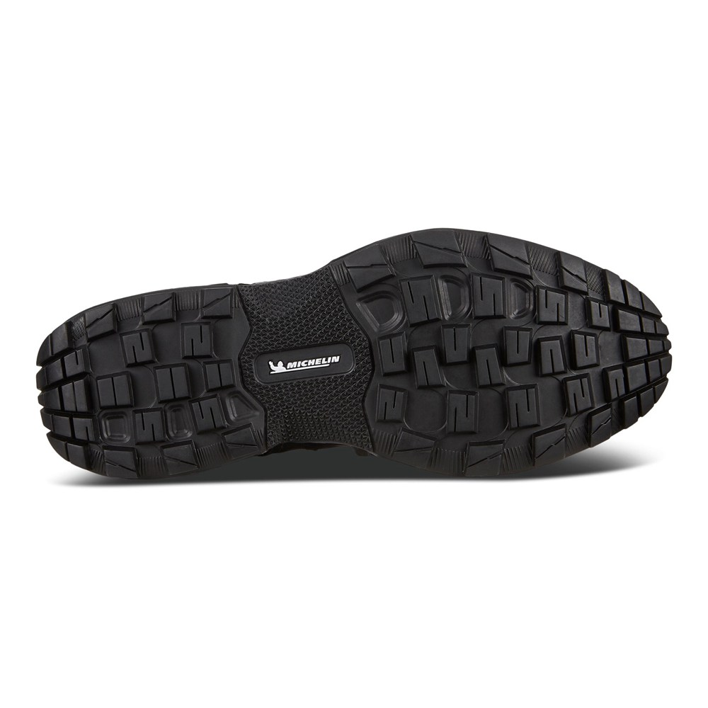 Tenis De Montaña Hombre - ECCO Exohike Mid Gtx - Negros - XOU821940